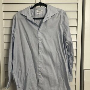 Calvin Klein Men's Sky Blue Dress Shirt
